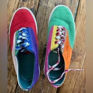 UNIF Orange and Teal Footwear suede upper